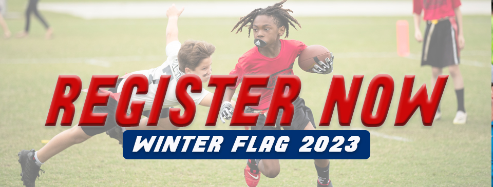 Register NOW for Winter Flag Football